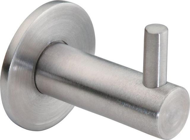 Produktbild Haken rund Rosette 35mm Edelstahl gebürstet matt