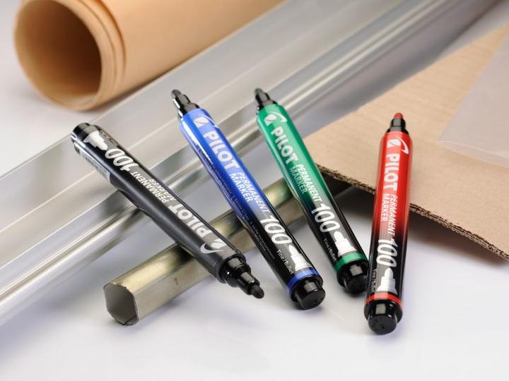 Produktbild Pilot Permanent-Marker 100 XL (Black, 4.50 mm, 15 x)
