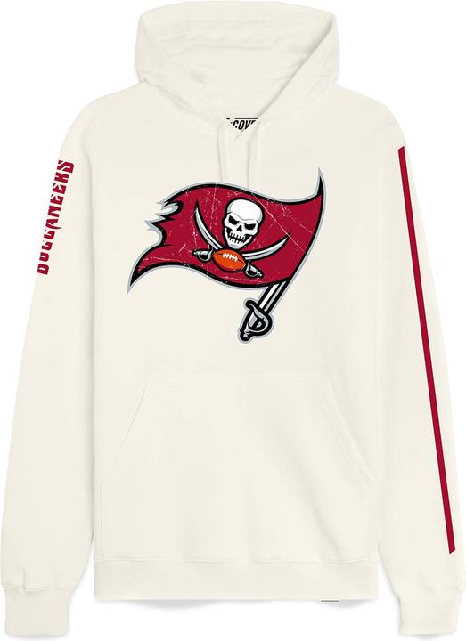 Immagine prodotto Recovered Re:covered Felpa con cappuccio - NFL Tampa Bay Buccaneers ecru - XL (XL)