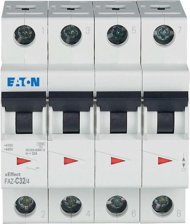 Productafbeelding Eaton MOE FAZ-C32/4 stroomonderbreker C-Char 32A, 4p