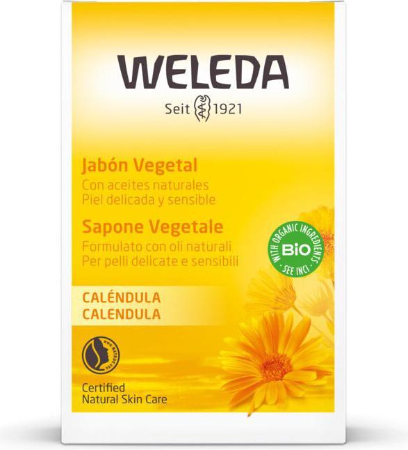Image du produit Weleda Savon végétal au calendula (Savon dur, 100 ml)