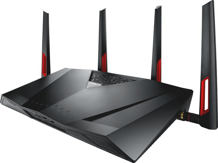 Produktbild ASUS DSL-AC88U wireless router Gigabit Ethernet Dual-band ( / ) Black