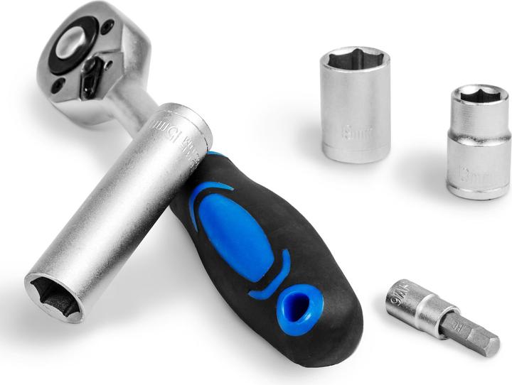 Image du produit tectake Steckschlüsselsatz (1/4", 1/2", 4 mm, 4,5 mm, 5 mm, 5,5 mm, 6 mm, 7 mm, 8 mm, 9 mm, 10 mm, 11 mm, 12 mm, 13 mm, 14 mm, 15 mm, 16 mm, 17 mm, 18 mm, 19 mm, 20 mm, 21 mm, 22 mm, 23 mm, 24 mm, 27 mm, 30 mm, 32 mm)