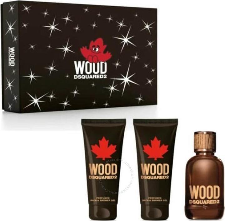 Image du produit Dsquared2 Dsquared² Wood pour Homme Noël 2023 Eau de Toilette 100 / Body Smoother / After Shave Balm (Eau de toilette, 100 ml)