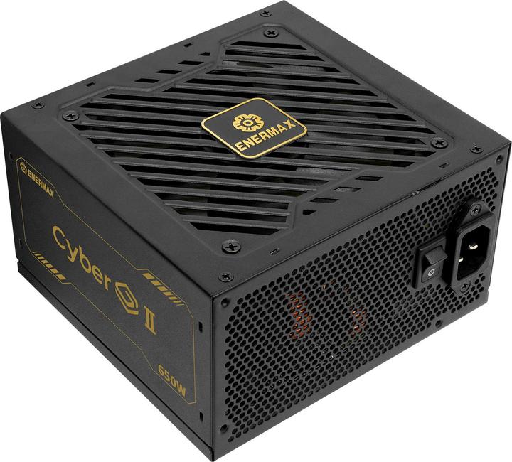 Productafbeelding Enermax Power Supply 650W CyberG II 80+ Gold Black non-mod (650 W)