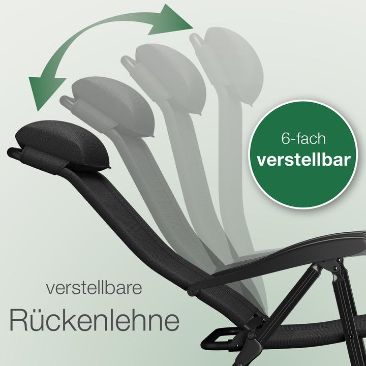 Image du produit Aktivshop Chaise pliante active Camping avec repose-jambes