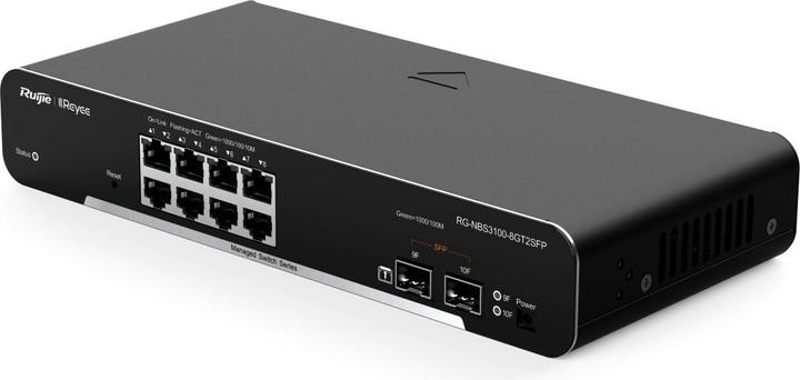 Actual product image Ruijie Networks RG-NBS3100-8GT2SFP Network Switch Managed L2 Gigabit Ethernet (10/100/1000) Power o (8 Ports)