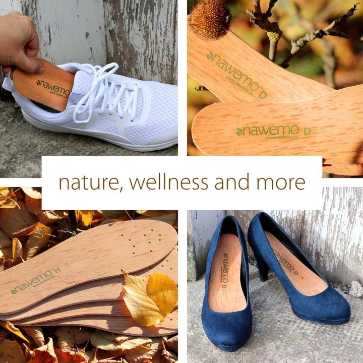 Actual product image Nawemo Cedar wood insoles women's insoles against sweaty feet 38 EU