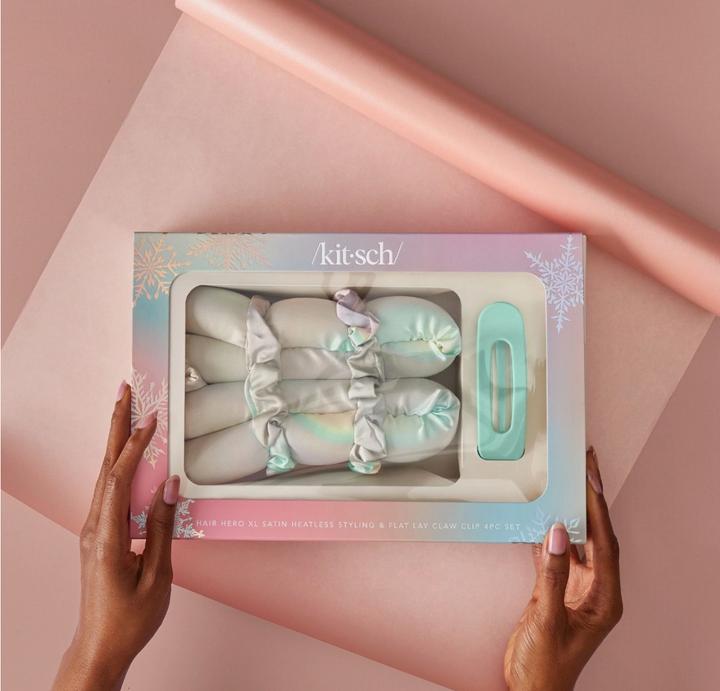 Image du produit Kitsch Ensemble en satin avec griffes plates