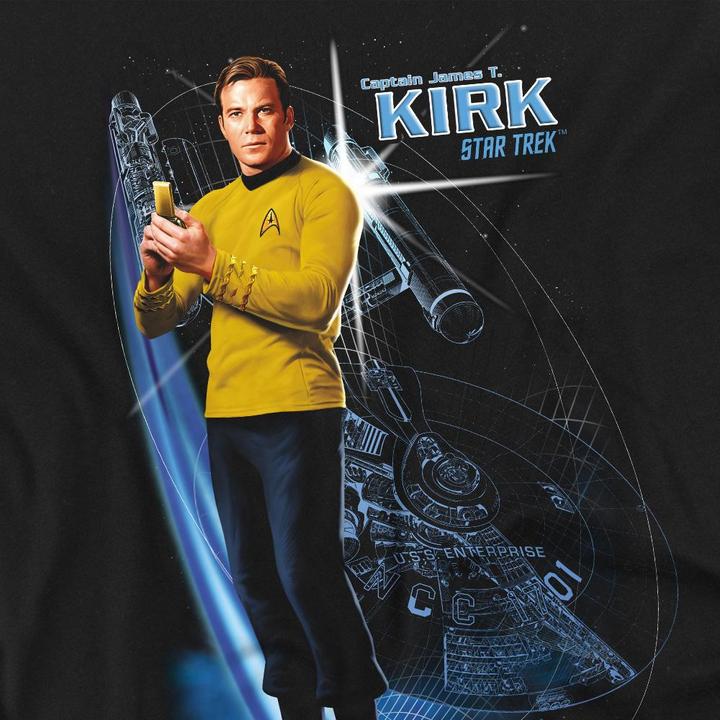 Immagine prodotto Galactic Maglietta Capitano Kirk Uomo (XXL)