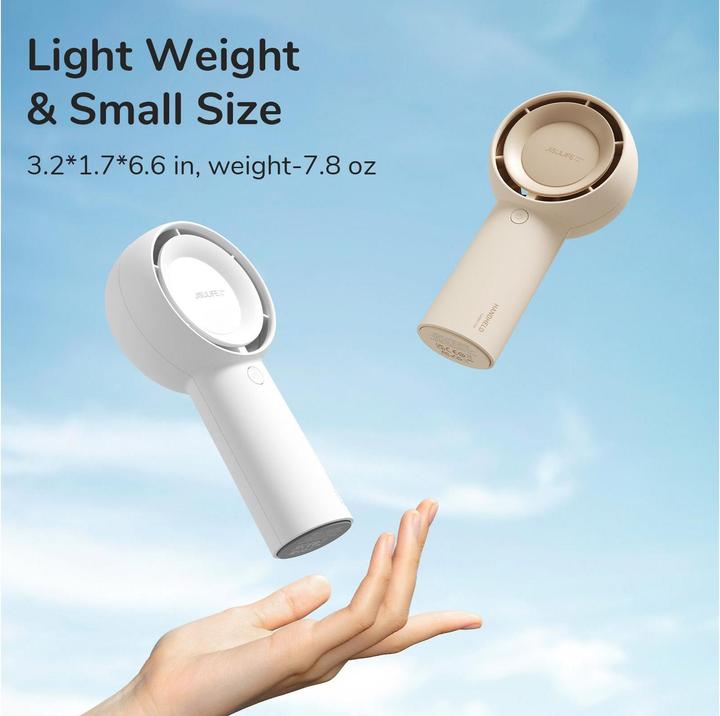 Actual product image Jisulife Handheld Fan Life5 Plus