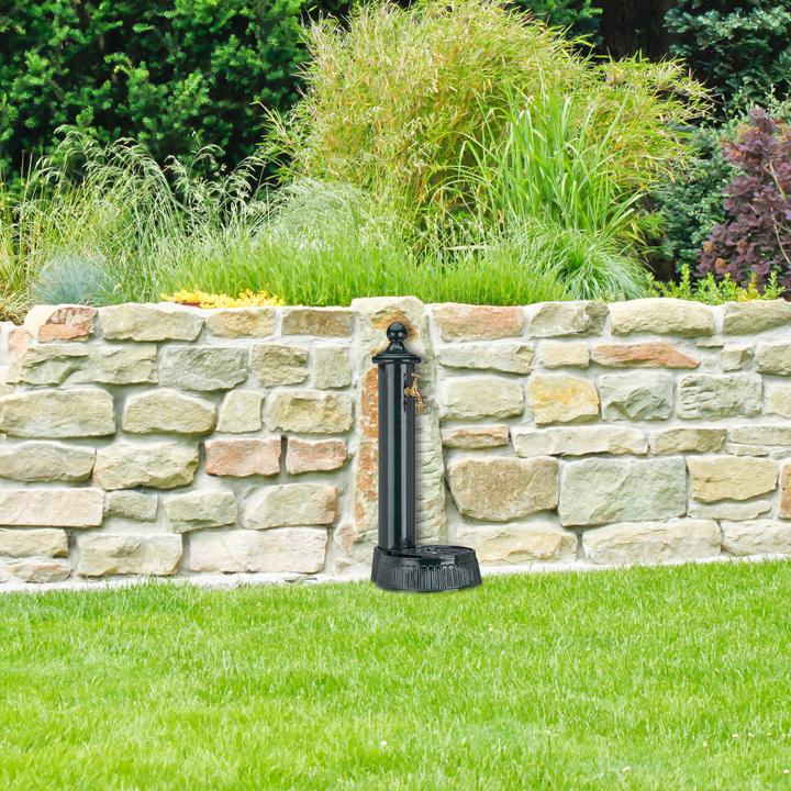 Actual product image Relaxdays Antique Standing Fountain
