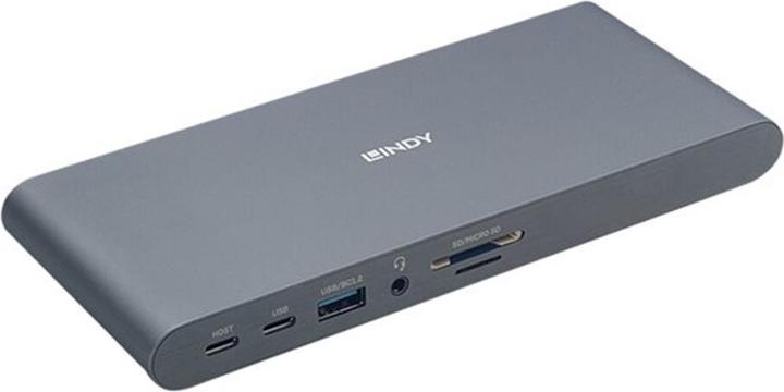 Actual product image Lindy USB 3.2 Type C Laptop Docking Station (USB-C, 3 Ports)