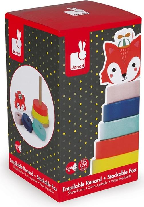 Actual product image Janod Stacking tower Fuchs