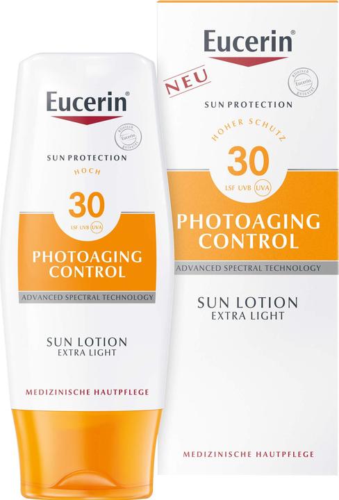 Produktbild Eucerin Photoaging Control Sun Lotion Extra Light LSF 30, 150 ml Lotion (Sonnenmilch, SPF 50, 150 ml)