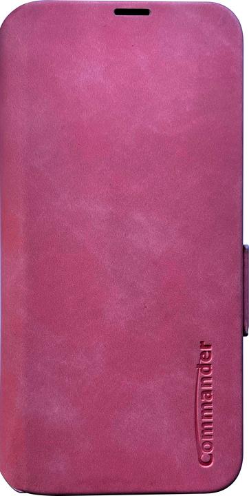 Actual product image Peter Jäckel COMMANDER BOOK CASE ELITE Fuchsia Red for Apple iPhone 15 (Apple iPhone 15)