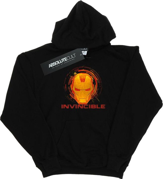 Immagine prodotto Avengers Iron Man Invincible Felpa con Cappuccio Ragazzi (152, 158)