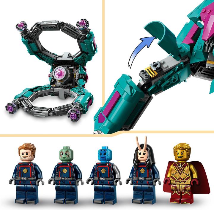 Actual product image LEGO The Guardians' new ship (76255, LEGO Marvel)