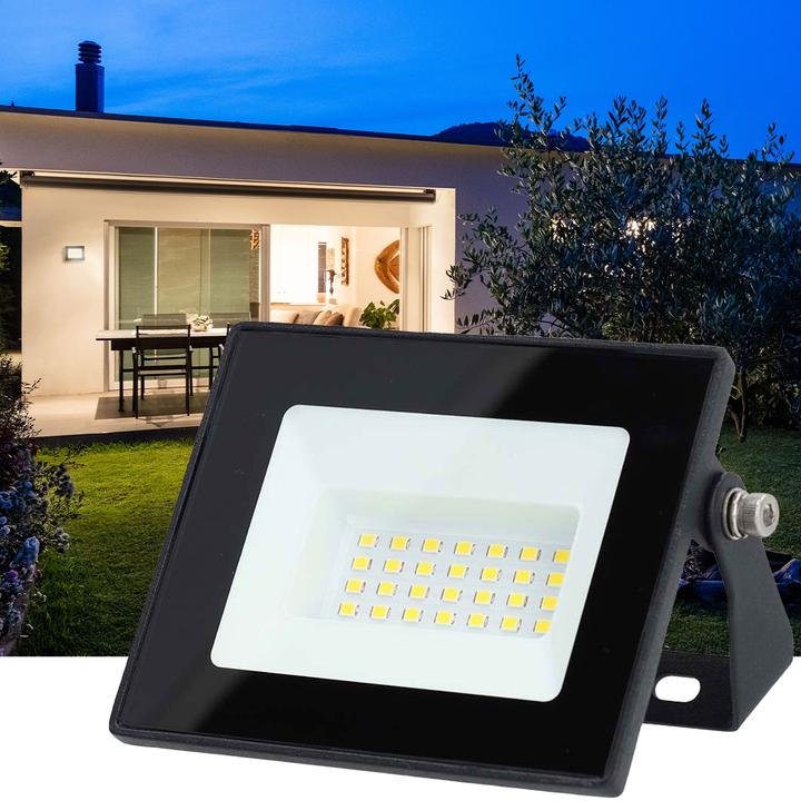 Image du produit Nedis Projecteur à LED - 4000 K - flux lumineux nominal : 1620 lm - 20 kWh - IP65-1.00 m - Classe (1620 lm, IP65)