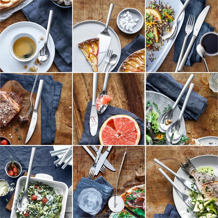 Produktbild WMF Löffel Kaffeelöffel Teelöffel Essbesteck 6tlg Nuova Edelstahl 18/10 poliert (6 Stück, Löffel)