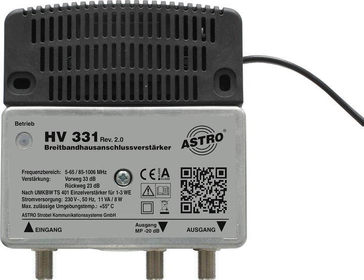 Immagine prodotto Astro HV 331 (Amplificatore)
