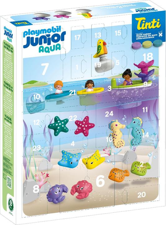 Actual product image Playmobil 71777 JUNIOR & Tinti: Bunter Badespass Adventskalender