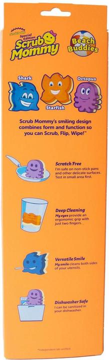 Image du produit Scrub Daddy Schwamm Sommeredition, 3 Stück, Materialtyp: Kunststoff (3 pcs)