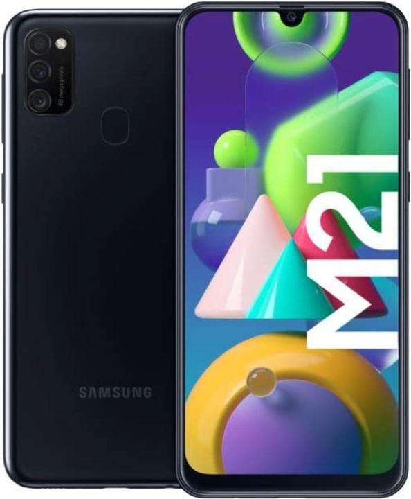 Samsung Galaxy M21 - Smartphone - Dual-SIM - 4G LTE - 64 GB - microSD slot - 6.4" - 2340 (64 Go, Noir, 6.40", Double SIM, 48 Mpx, 4G)