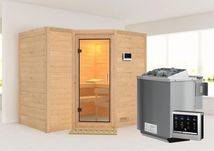 Produktbild Karibu Sahib 2 ohne Dachkranz (9 KW Bio externe Steuerung)