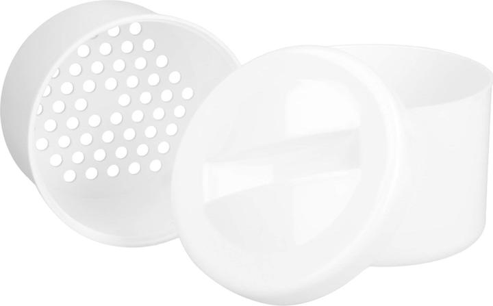 Produktbild Dr. Junghans Dr.JUNGHANS Prothesenbehälter weiss mit Deckel und Einsatz, 1 St. Packung