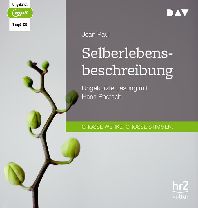 Actual product image Self-life description (Jean Paul, Hans Paetsch, German)