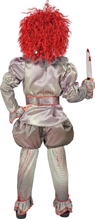Image du produit Widmann chemise de clown tueur, pantalon, short, ceinture, surchaussures Costume enfant (140)