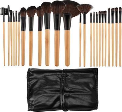 Tools for Beauty T4B MIMO 24 Piece Complete Professional Makeup Brush Set with Portable Case (Set)