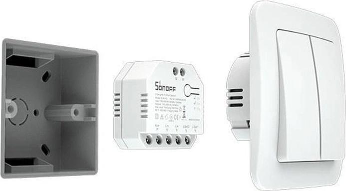 Actual product image Sonoff DUALR3 (Analogue actuator)