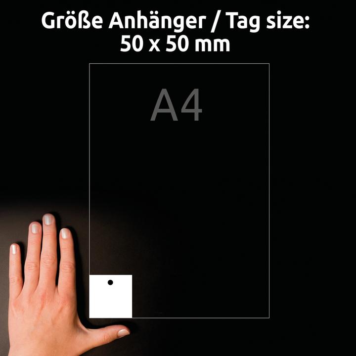 Image du produit Avery Zweckform étiquettes, carton, 220 g/qm, 50 x 50 mm, blanc satiné, bords parfaitement lisses