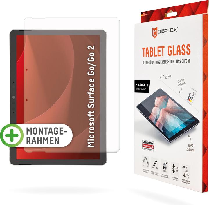 Actual product image Displex Tablet glass, tablet protective glass (1 Piece, Microsoft Surface Go 3, Microsoft Surface Go, Microsoft Surface Go 2)