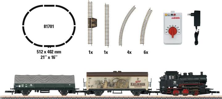 Actual product image Märklin Starter Pack Freight Train (Track Z)