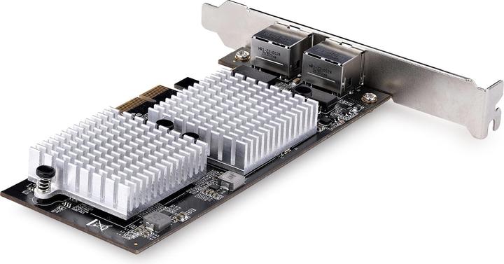Produktbild StarTech com 2-Port 10GbE PCIe Network Adapter Card, Network Card for PCs/Servers, Six-Speed PCIe Et (PCI Express 3.0 x4)
