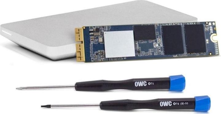 Image du produit OWC Solution de mise à niveau SSD Aura Pro X2 Gen4 NVMe de 500 Go pour certains MacBook Air et MacBook (500 Go, M.2)