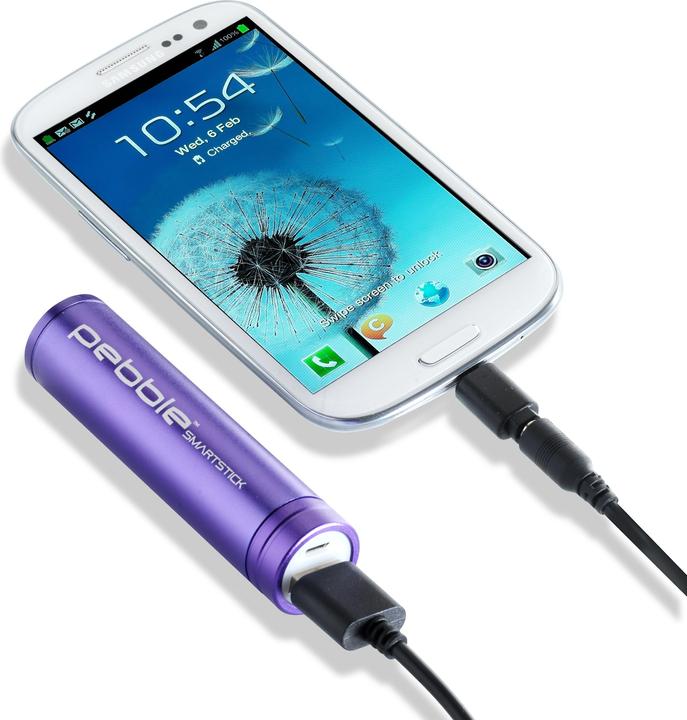 Immagine prodotto veho Pebble Smartstick caricabatterie viola (2200 mAh)