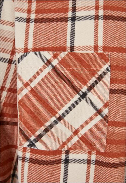 Actual product image Urban Classics Long Oversized Checked Leaves Shirt - 19487 (M)