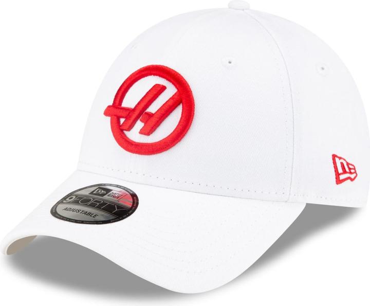 New Era 9Forty Snapback Cap - F1 Haas Team Weiss (One Size)