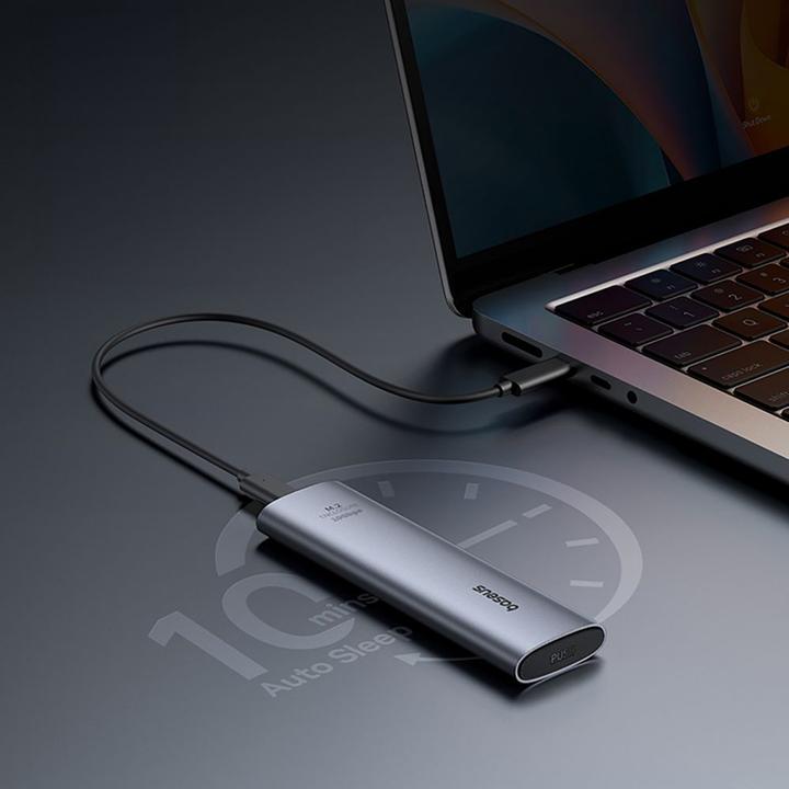 Immagine prodotto Baseus Custodia per SSD della serie FlyJoy (M.2 NVMe) Grigio Spazio (M.2 2242)
