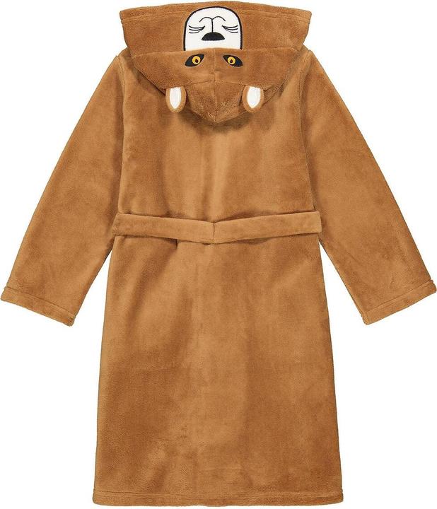 Produktbild La Redoute Collections Fleece-Morgenmantel mit bestickter Kapuze (116)