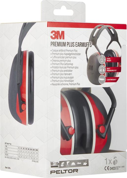 Actual product image 3M Peltor earmuffs X3A SNR 33 dB (1 x)