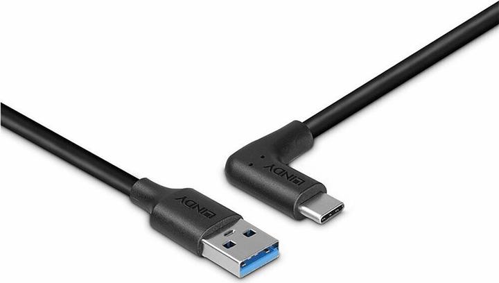 Produktbild Lindy 1.5m USB 3.2 Typ A an C Kabel 90° gewinkelt (32014) (1.50 m, USB 3.2 Gen 2)