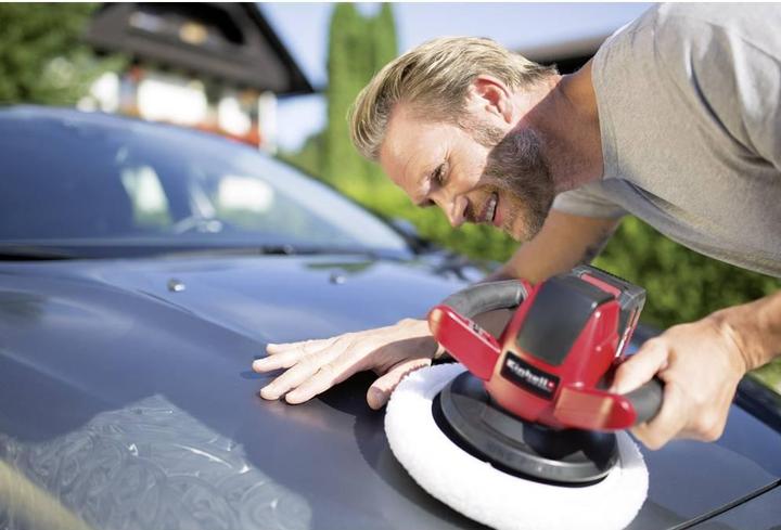 Actual product image Einhell Battery car polishing machine (Eccentric polisher, 18 W)