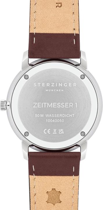 Actual product image Sterzinger Mens Quartz Watch Timepiece Genuine Leather Brown - 30476 (Analogue wristwatch, 38 mm)