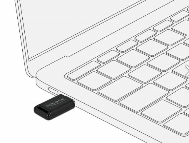 Produktbild Delock USB-Bluetooth-Adapter 61003, V4.0, USB Typ-C (Sender & Empfänger)