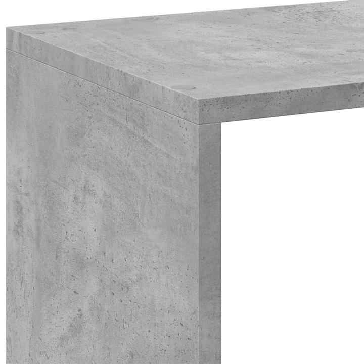 Produktbild VidaXL Bücherregal Raumteiler Wandregal Standregal Raumtrenner Regal Betongrau (29 x 29 x 143 cm)